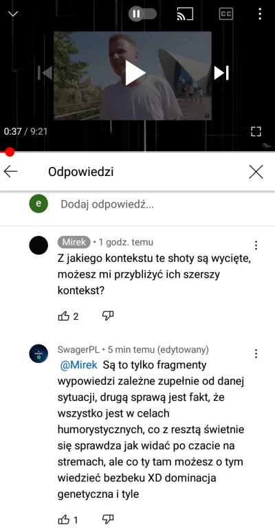 D.....8 - Czy ma, ktoś głupszych, bardziej zaślepionych widzów niż Mlekozyniak? Gość ...