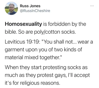 Budo - Po co mi religia, która zabrania noszenia skarpetek z dzianiny? xD