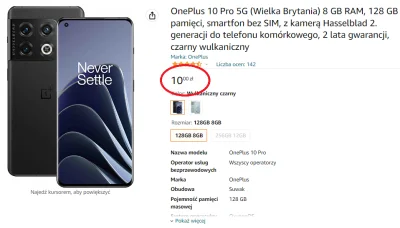 hotshops_pl - OnePlus 10 Pro 5G 8 GB RAM, 128 GB pamięci, [Błąd cenowy]
https://hots...