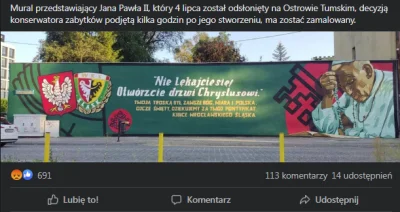 I.....N - Brawo za odważną decyzje konserwatora zabytków.

#neuropa #bekazkatoli #2...