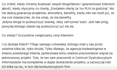 klocus - Na zrzucie ekranu widnieje fragment tego wpisu z LinkedIn. Częściowo się zga...