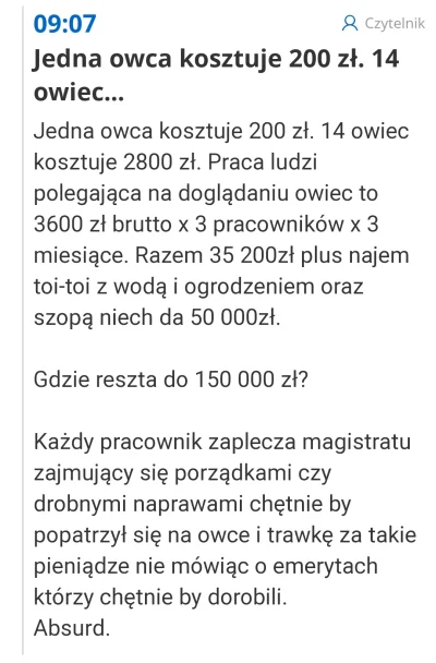 n.....s - Ej czemu moderacja #!$%@?ła temat o owcach na 3 miesiące za 150k w Gdańsku?...