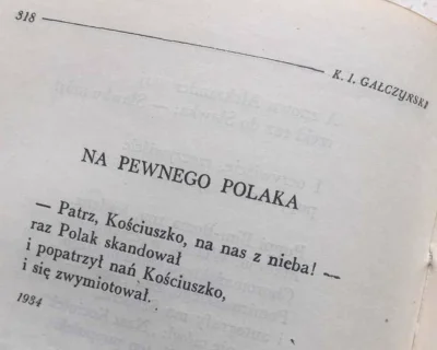 preczzkomunia - @Takiseprzecietniak: Gałczyński też całkiem trafnie