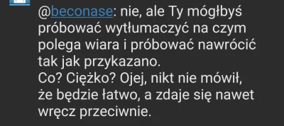 beconase - @MarMac: napisałeś to w takim mentorskim tonie, jakbym miał jakieś złe lub...