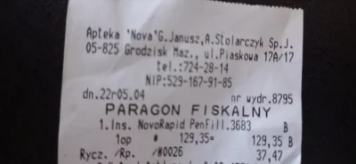 kamilowy - Hmmm, aż mnie ta cena zaskoczyła. 1 opakowanie(5 wkładów) insuliny instant...