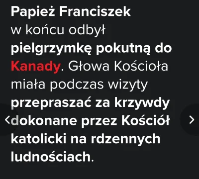 robert5502 - Przeprasza Franciszek za nie swoje grzechy, bo za jego własne inni będą ...