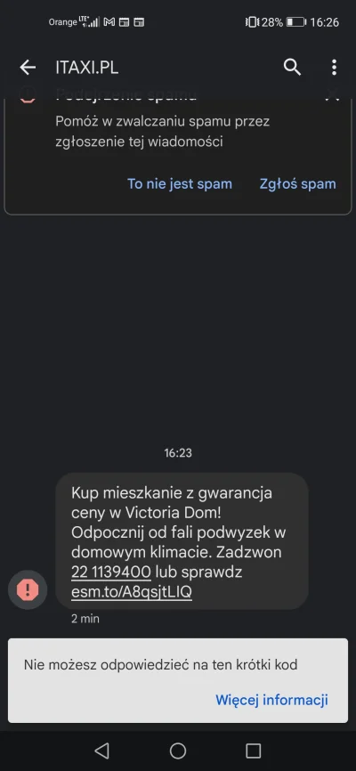 krzysiek944 - Zajbista promocja sprzedaży mieszkań, wysłanie sms do klientów taxi (a ...