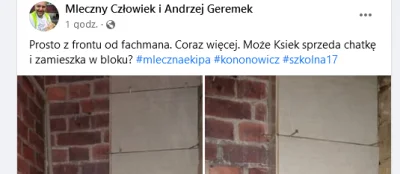 EkspertzNASA - Ooo proszę bardzo ,,Może Ksiek sprzeda chatkę...'' 
Już banda okupant...