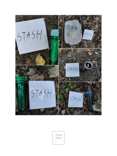 stash - #mirkowyzwanie #geocaching

1. Pomajsterkuj, wykonując logo wykopu z drewna...