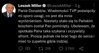 Imperator_Wladek - Leszek Miller przeprasza Donalda Tuska za to, że wczoraj skradł mu...