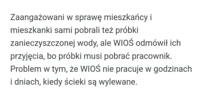 Monialka - Ścieki spuszcza się, gdy WIOŚ nie pracuje. 
Śmieciami pali się późnym pop...