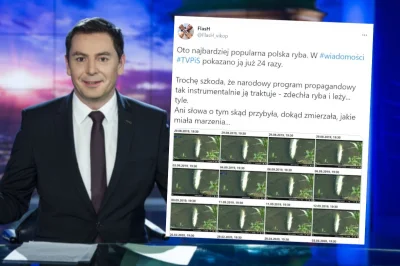 jakacper - Pamiętacie jak w TVPIS ciągle pokazywali jedna śniętą rybę w Wiśle? Ciekaw...
