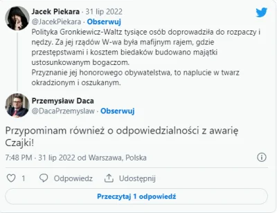 marko2 - Przemysław Daca prezes wód p0lskich. Jak w tym kraju ma być dobrze XD 
#odr...