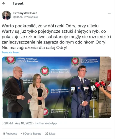 marko2 - #bekazpisu #odra wpis prezesa wód polskich sprzed 2 dni, wszystko jest ok mo...