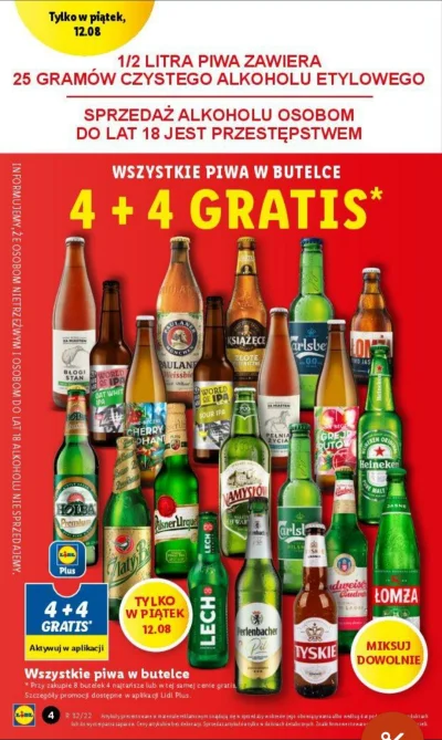 hotshops_pl - Wszystkie piwa w butelce 4+4 - Lidl
https://hotshops.pl/okazje/wszystk...