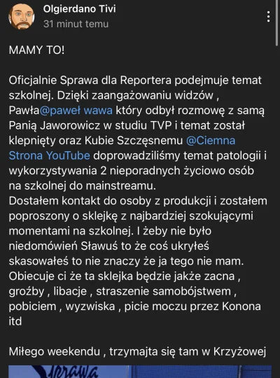 G.....d - Brawo Barnej, brawo Olo, brawo Szczęsny. Ciekawe, co musi dziać się teraz w...