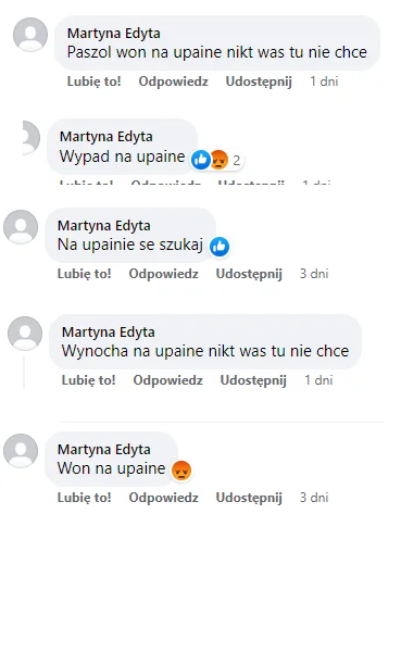 aleksc - Na grupie Warszawa pod każdym postem Ukraińca pojawia się komentarz Martyny:...