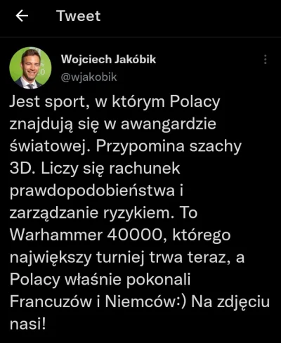 Bozar86 - Polska gurom! ( ͡° ͜ʖ ͡°)
https://twitter.com/wjakobik/status/155872707566...