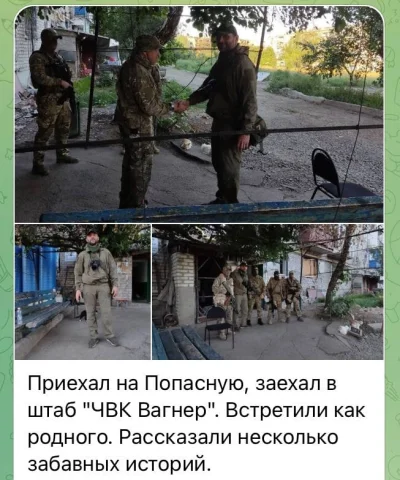 yosemitesam - #rosja #ukraina #wojna #gruz200
Rosyjski dowódca odwiedził sztab wagne...