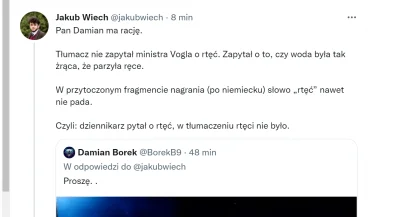 Jacek38 - Pis i #!$%@? przyłapani na kłamstwie, dziwnym trafem tłumacz zadał Voglowi ...