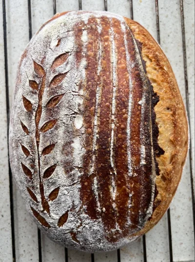 RozkalibrowanaTurbopompa - Chleb pszenny na zakwasie, pierwszy raz próbowałem zrobić ...