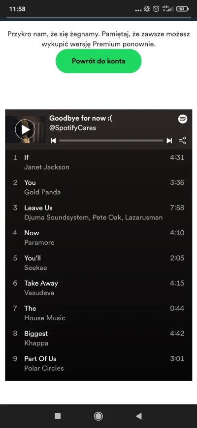 derek25 - Fajny Easter Egg po rezygnacji z premium w Spotify ( ͡° ͜ʖ ͡°)
#spotify