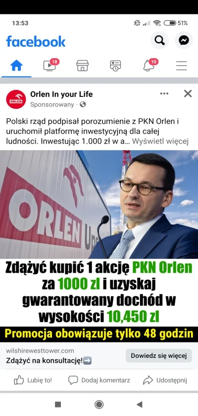 jestempingwinem - Co to za scam na fb?

#orlen #socialmedia @orlenlite