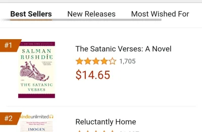s.....w - Szatańskie wersety Rushdiego na szczytach list bestsellerów ( ͡° ͜ʖ ͡°)

#k...
