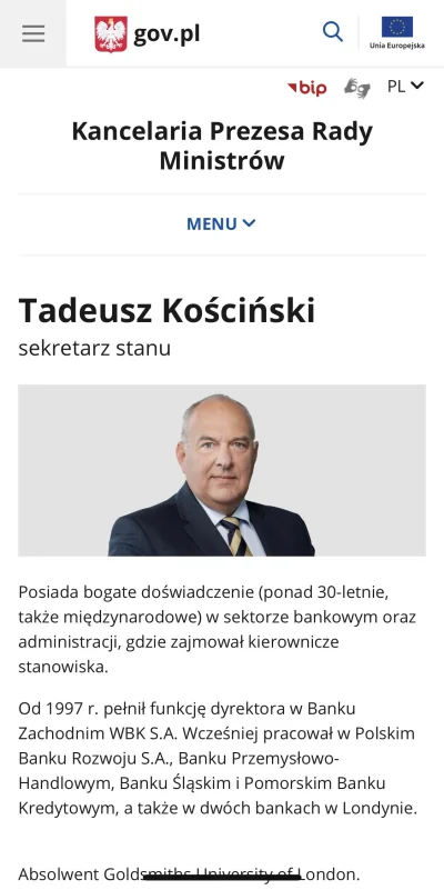 kamsyl - @Oomonatopeja: dokładniej „Sekretarz stanu w Kancelarii Prezesa Rady Ministr...