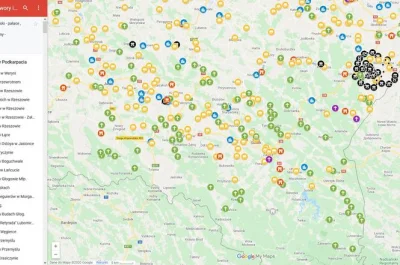 Gloszsali - Polecam TĄ bardzo szczegółową mapę google z atrakcjami Podkarpacia