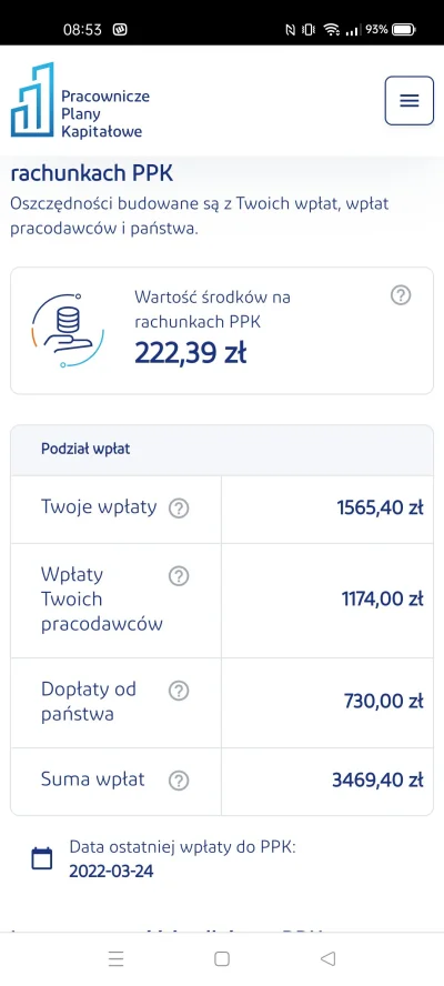 Apollowho - Tutaj screen z moje ppk. Przy wcześniejszej wypłacie przepadaja dodatki o...