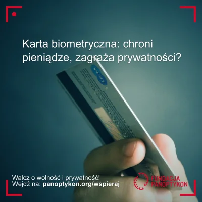 panoptykon - Karta płatnicza weryfikowana odciskiem palca - wspaniałe zabezpieczenie ...