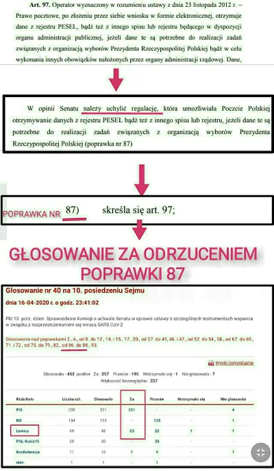 Volki - Warto przypomnieć, że lewica była przeciwna poprawce Senatu, która uchylała p...