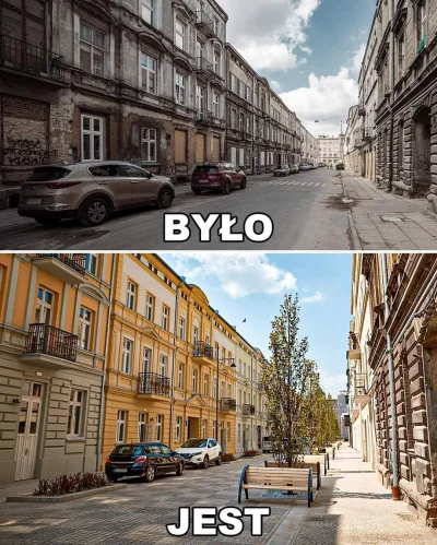 Sowiet_Kusy - Łódź, ulica Włókiennicza przed i po rewitalizacji.
#lodz #architektura ...