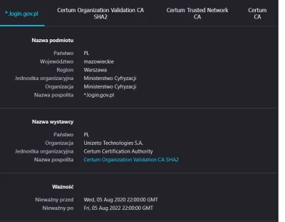 Hjuman - to normalne, że epuap ma przeterminowany certyfikat bezpieczeństwa? czy traf...