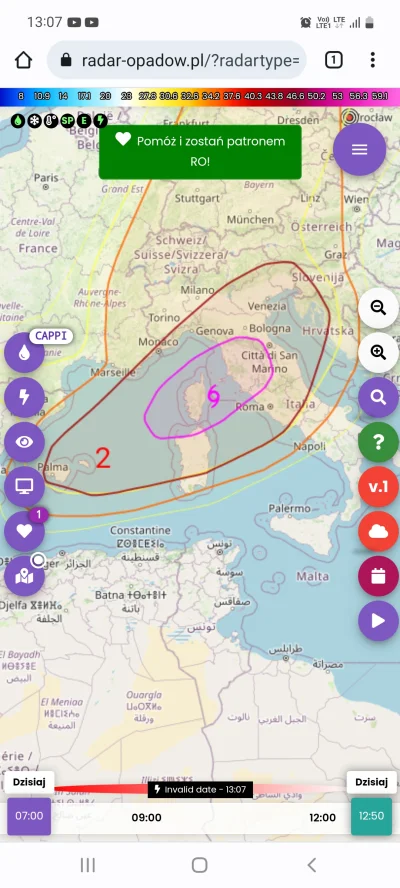 tankowiec_lotus - Ogladam radar pogodowy i zobaczcie co znalazłem 
#konkursnanajbard...