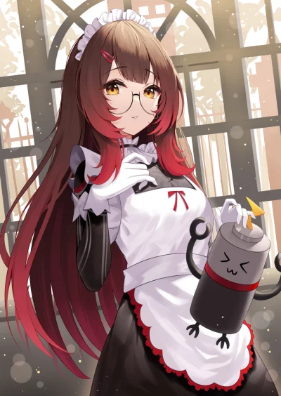 OttoFlick - #randomanimeshit #anime #meganekko #maid #virtualyoutuber #hololive #robo...