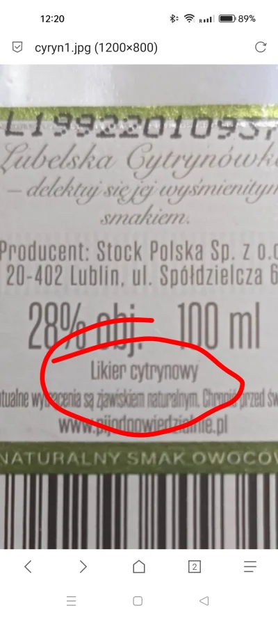 Alter_Konto - @StaraJawka: mówimy o konkretnym produkcie - z etykiety jasno wynika że...