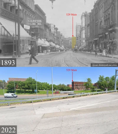 O.....r - Kansas City. Rok 1893 i 2022

#usa #ciekawostki #urbanistyka