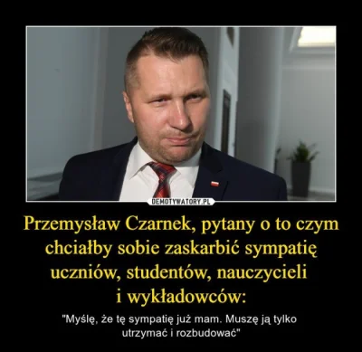 januszzczarnolasu - "Większość Polaków źle ocenia ministra Przemysława Czarnka"

- ...