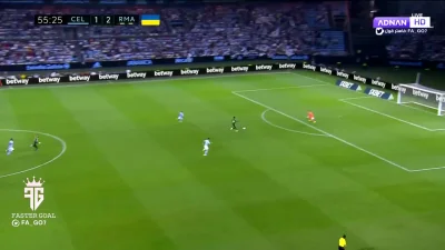 f....._ - Celta Vigo 1:[3] Real Madryt 

 Vinicius Junior 56'

https://streamable.com...