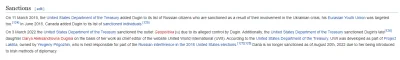 Kfsk - Śmieszki na wikipedii: https://en.wikipedia.org/wiki/Aleksandr_Dugin#Sanctions...