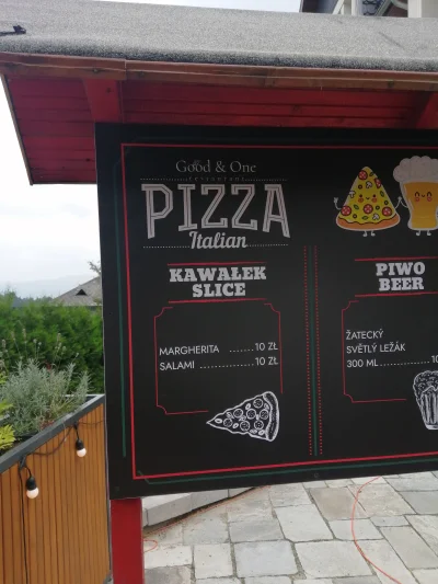 Stivo75 - #inflacja #pizza #karpacz #wakacje
Taki oto cennik kawałka pizzy ujrzałem w...