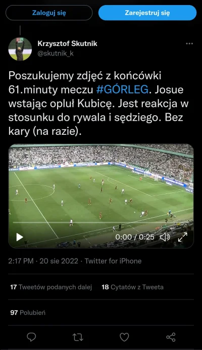 albercik90 - Kierownik drużyny #gornikzabrze od dwóch dni bóldupi na tt o piątkowy me...