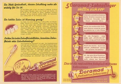 Bolxx454 - > Radioaktywna pasta do zębów marki Doramad produkowana była podczas II wo...
