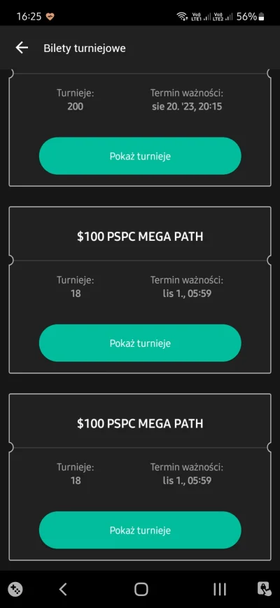 Target1920 - Z 2 spinów za 50 centów wygrane tickety PSPC za 1,50. Z tych dwóch ticke...