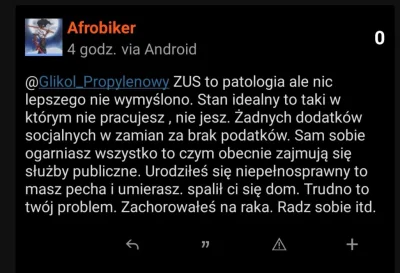 szzzzzz - I tacy ludzie żyją między nami, ja #!$%@?. Szkoda żeś ty się niepełnosprawn...