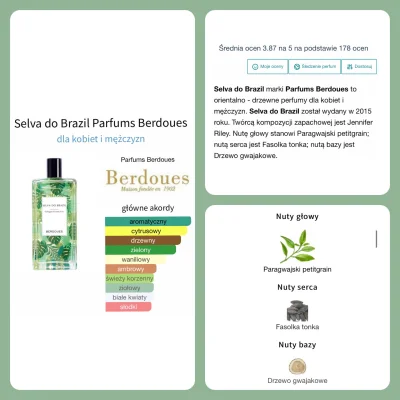 przypadkiem- - zapraszam na rozbiórkę nr 3:

Parfums Berdoues Selva do Brazil - 2zł/m...