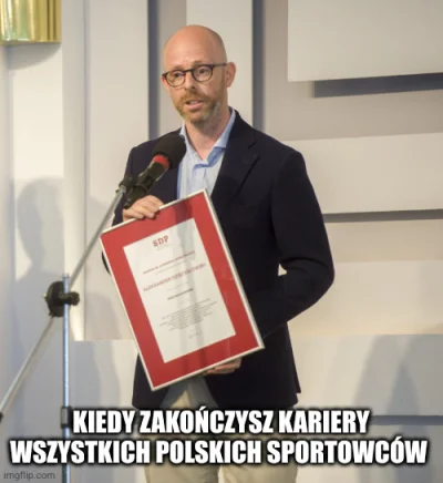 xDawidMx - !tak wiem to nagroda za reportaż o Małachowskim
#humorobrazkowy #heheszki ...