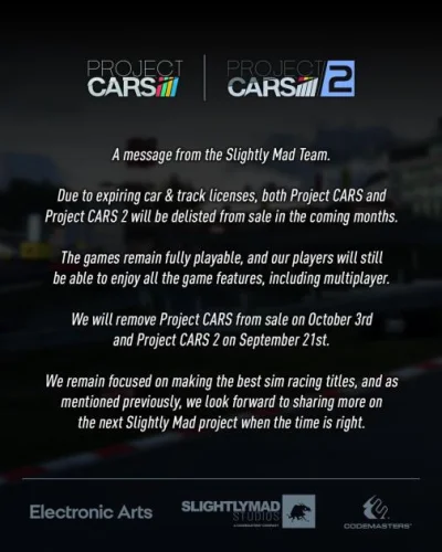 jedlin12 - Jeśli są tacy, co nie mają jeszcze Project CARS albo Project CARS 2, to za...